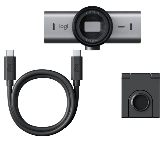 Logitech MX Brio 705 for Business Webcam 4K Ultra HD Graphite