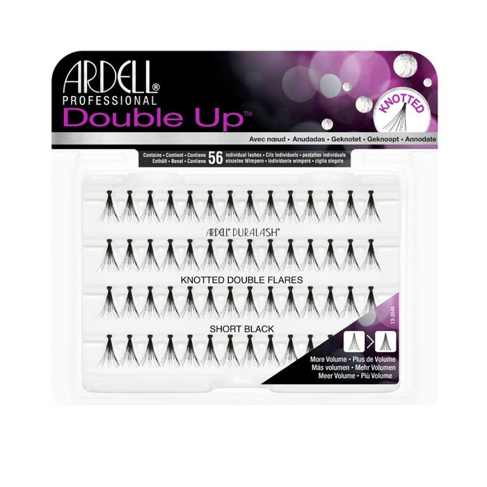 Ardell Cils Individuels Double Double Épaisseur Noués Courts Noirs 56 Paquets Ardell Cils Individuels Double Double Épaisseur Noués Courts Noirs 56 Paquets
