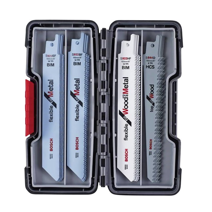 Bosch Set de 20 lames de scie sauteuse Bois et Métal avec boîtier Bosch Set de 20 lames de scie sauteuse Bois et Métal avec boîtier