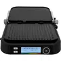 Sencor SBG 6238BK - Grill électrique contact avec écran LCD, 7 programmes, plaques antiadhésives 30x25 cm, 2100W, position pliable