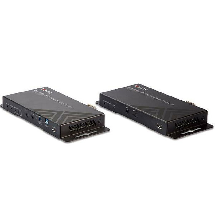 Lindy Kit Extender Fibre Optique HDMI 4K60, IR, RS232 & Audio, 300m