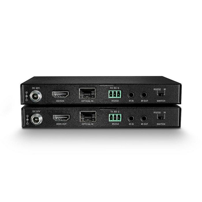 Lindy Kit Extender Fibre Optique HDMI 4K60, IR, RS232 & Audio, 300m