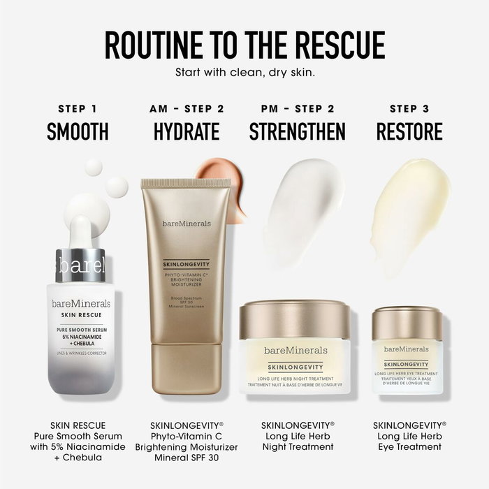 Bare Minerals Skin Rescue Pure Smooth Serum 30 ml