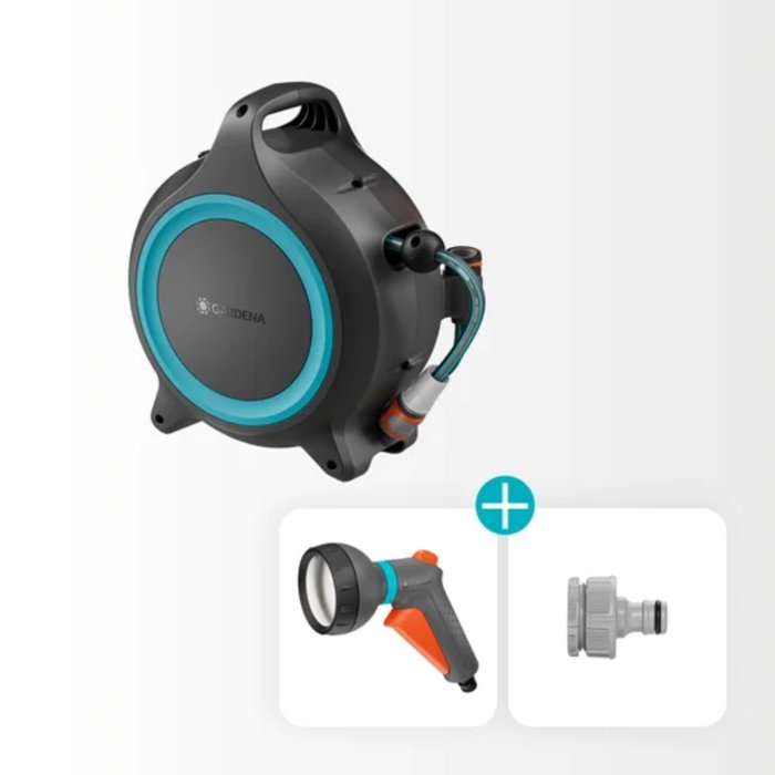 Gardena MoveMatic Dévidoir Automatique avec Tuyau de 12,5 m Gardena MoveMatic Dévidoir Automatique avec Tuyau de 12,5 m