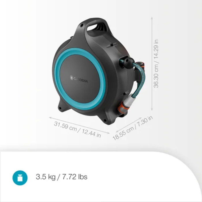 Gardena MoveMatic Dévidoir Automatique avec Tuyau de 12,5 m Gardena MoveMatic Dévidoir Automatique avec Tuyau de 12,5 m