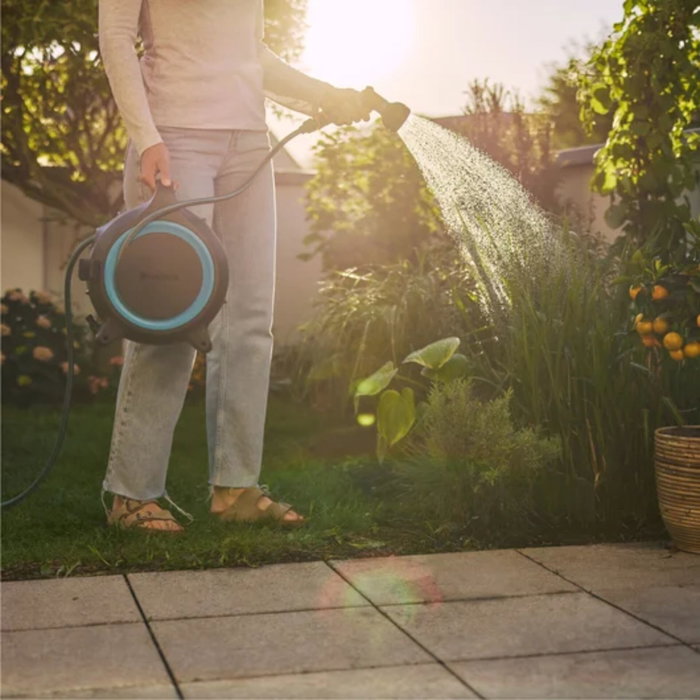 Gardena MoveMatic Dévidoir Automatique avec Tuyau de 12,5 m Gardena MoveMatic Dévidoir Automatique avec Tuyau de 12,5 m