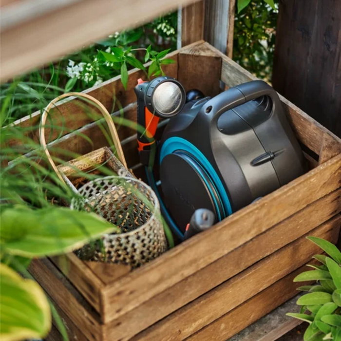 Gardena MoveMatic Dévidoir Automatique avec Tuyau de 12,5 m Gardena MoveMatic Dévidoir Automatique avec Tuyau de 12,5 m