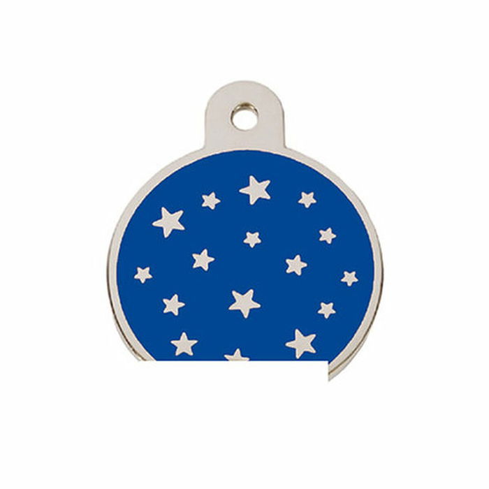Plaque d'identification pour collier Imarc PetScribe Passion Bleu Argent Plaque d'identification pour collier Imarc PetScribe Passion Bleu Argent