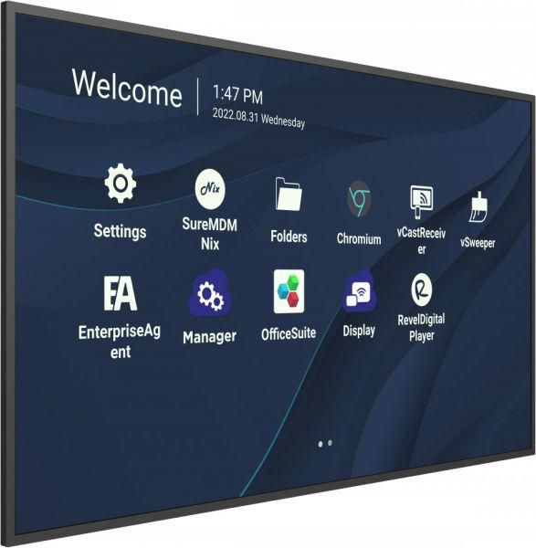 ViewSonic CDE9830 - Moniteur professionnel LED 98 pouces UHD 4K, 450 nits, Android 11, HDMI, USB-C, lecteur 24/7
