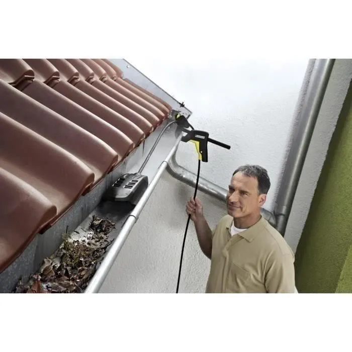 Kärcher - Kit de nettoyage 2-en-1 pour canalisations et gouttières - Tuyau haute pression 20m - Tête en laiton Kärcher - Kit de nettoyage 2-en-1 pour canalisations et gouttières - Tuyau haute pression 20m - Tête en laiton