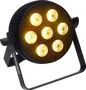 ALGAMLIGHT Foco Proyector LED 7x10W RGBW Slim 4-en-1 avec DMX et télécommande IR