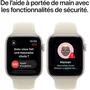 Apple Watch SE 3 GPS + Cellular - 44mm - Boîtier Starlight Aluminium - Bracelet Sand Sport Band - M/L