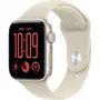 Apple Watch SE 3 GPS + Cellular - 44mm - Boîtier Starlight Aluminium - Bracelet Sand Sport Band - M/L