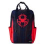 LOUNGEFLY Sac à dos nylon Miles Morales Spider-Verse Marvel 28,75x43,75x12,5 cm avec sangles ajustables et poches latérales