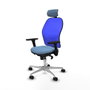 Piqueras y Crespo Chaise de Bureau 3D086N2 Bleu ciel