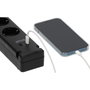 Brennenstuhl Bremounta Multiprise 5 prises avec 2 ports USB-C, Noir