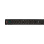 Brennenstuhl Bremounta Multiprise 5 prises avec 2 ports USB-C, Noir