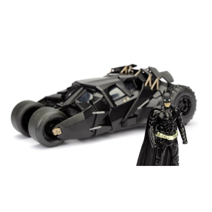 Jada Batmobile Tumbler The Dark Knight 1:24 avec figurine Batman Jada Batmobile Tumbler The Dark Knight 1:24 avec figurine Batman