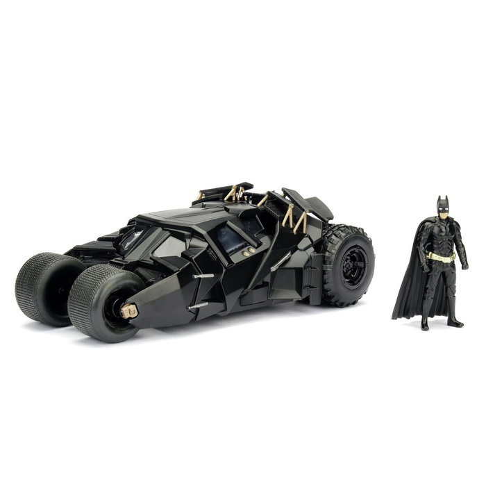 Jada Batmobile Tumbler The Dark Knight 1:24 avec figurine Batman Jada Batmobile Tumbler The Dark Knight 1:24 avec figurine Batman