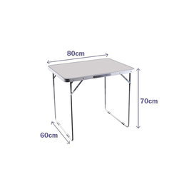 Table Piable Marbueno Blanc 120 x 70 x 60 cm
