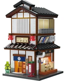 Cada 1195 Jeu de Construction Bistrot Izakaya Yakitori Japonais 1195 Pièces Dès 14 Ans LED Inclus