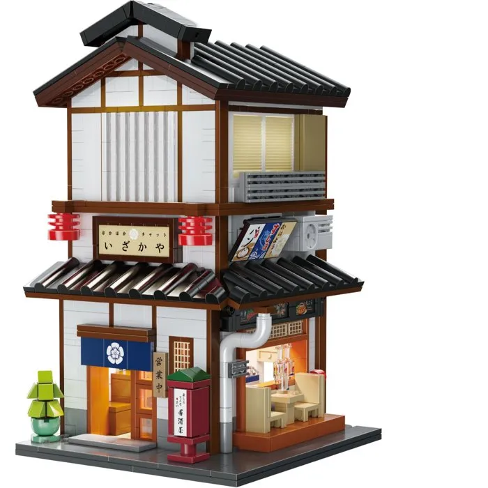 Cada 1195 Jeu de Construction Bistrot Izakaya Yakitori Japonais 1195 Pièces Dès 14 Ans LED Inclus Cada 1195 Jeu de Construction Bistrot Izakaya Yakitori Japonais 1195 Pièces Dès 14 Ans LED Inclus