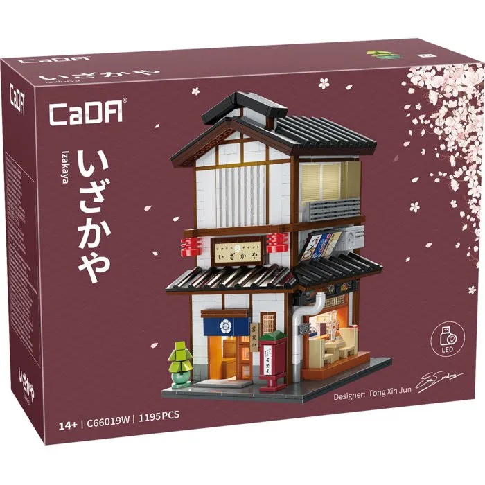 Cada 1195 Jeu de Construction Bistrot Izakaya Yakitori Japonais 1195 Pièces Dès 14 Ans LED Inclus Cada 1195 Jeu de Construction Bistrot Izakaya Yakitori Japonais 1195 Pièces Dès 14 Ans LED Inclus