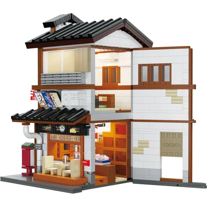 Cada 1195 Jeu de Construction Bistrot Izakaya Yakitori Japonais 1195 Pièces Dès 14 Ans LED Inclus Cada 1195 Jeu de Construction Bistrot Izakaya Yakitori Japonais 1195 Pièces Dès 14 Ans LED Inclus