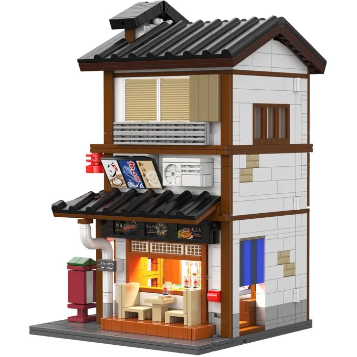 Cada 1195 Jeu de Construction Bistrot Izakaya Yakitori Japonais 1195 Pièces Dès 14 Ans LED Inclus Cada 1195 Jeu de Construction Bistrot Izakaya Yakitori Japonais 1195 Pièces Dès 14 Ans LED Inclus