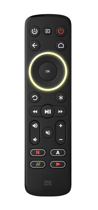 One For All URC7935 - Télécommande universelle pour streaming et Smart TV (Wi-Fi, Bluetooth, IR)