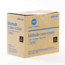 Konica Minolta Toner Noir TNP48K / A5X0150 pour imprimantes Konica Minolta