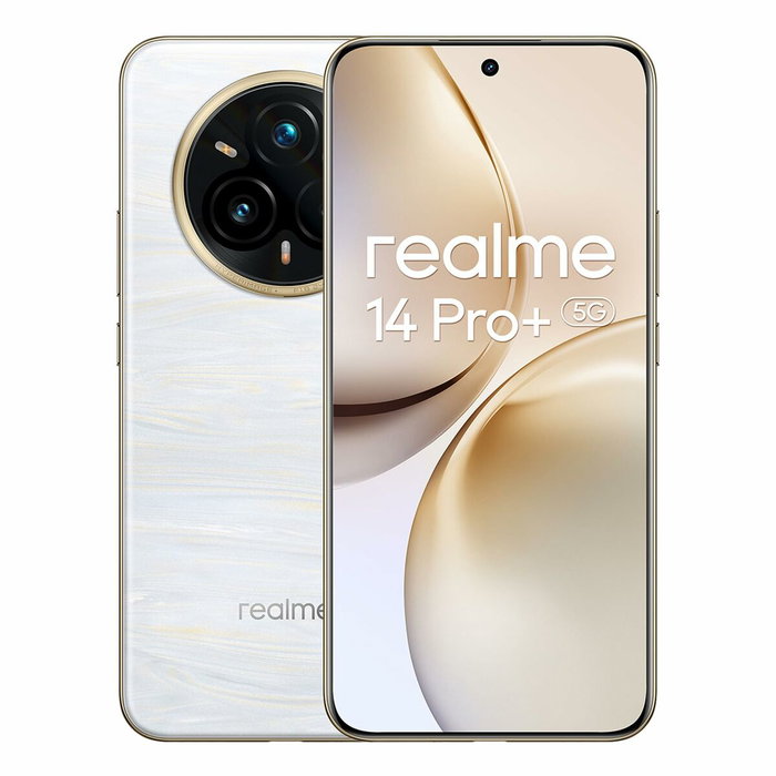 Smartphone Realme 14 Pro+ 6,83" Octa Core 8 GB RAM 256 GB Blanc Smartphone Realme 14 Pro+ 6,83" Octa Core 8 GB RAM 256 GB Blanc