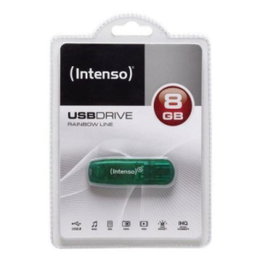Intenso Rainbow Line Clé USB 8 Go Vert