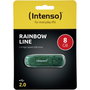 Intenso Memoria USB 2.0 Rainbow 8GB Vert
