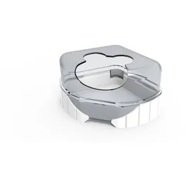 Zolux Rody3 - Maison de toilette blanche pour cages Rody3 et RodyLounge, pour hamster et petits rongeurs, accessoire hygiène