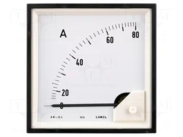 LUMEL Ampèremètre analogue sur panneau 0÷15A True RMS 600V