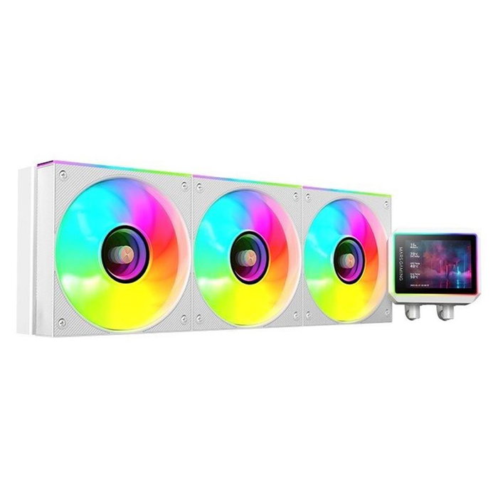 Mars Gaming ML-VISIONII360W Kit de Refroidissement Liquide AIO 360mm ARGB Blanc avec Écran LCD IPS 2.8" Mars Gaming ML-VISIONII360W Kit de Refroidissement Liquide AIO 360mm ARGB Blanc avec Écran LCD IPS 2.8"
