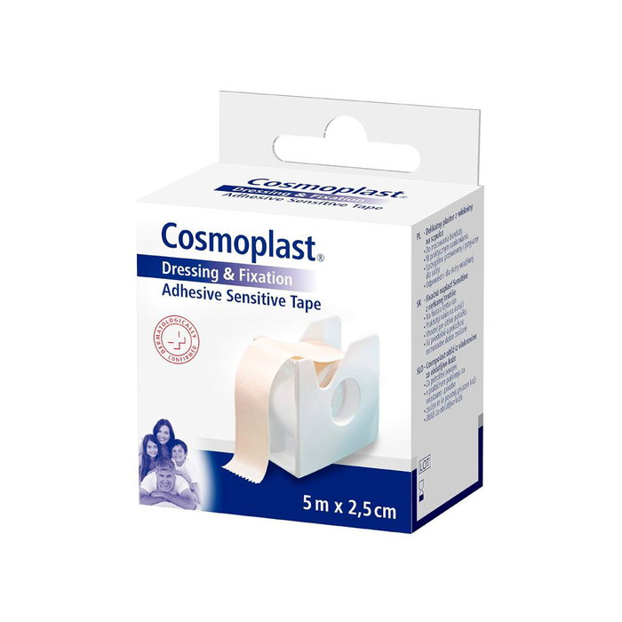 Cosmoplast Ruban adhésif sensible 2,5 cm x 5 m
