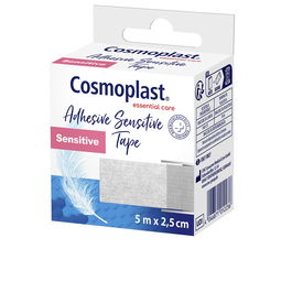 Cosmoplast Ruban Adhésif pour Peaux Sensibles 5 m x 2,5 cm