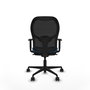 Piqueras y Crespo Chaise de Bureau Jorquera Bleu clair