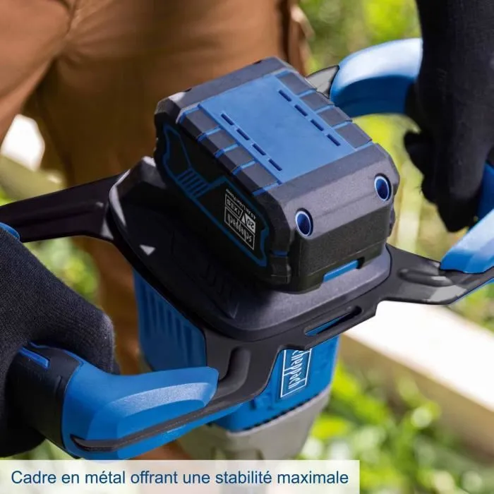 Scheppach BC-EB100-X SET L - Tarière sans fil 20V IXES, moteur brushless, 125 min-1, perçage 100 mm, avec batterie 4.0Ah et chargeur, pour béton et plantations Scheppach BC-EB100-X SET L - Tarière sans fil 20V IXES, moteur brushless, 125 min-1, perçage 100 mm, avec batterie 4.0Ah et chargeur, pour béton et plantations