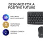 Logitech MK370 - Combo clavier et souris sans fil pour entreprise, clavier résistant aux éclaboussures et souris silencieuse avec connectivité USB/BT