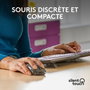Logitech MK370 - Combo clavier et souris sans fil pour entreprise, clavier résistant aux éclaboussures et souris silencieuse avec connectivité USB/BT
