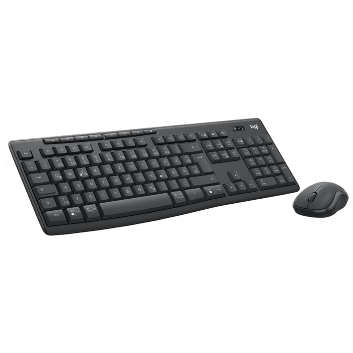 Logitech MK370 920-012065 - Pack Souris et Clavier Sans Fil Noir pour le Bureau