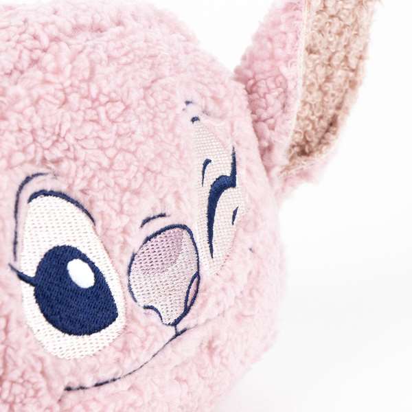 Cerdá - Porte-monnaie en cuir Borreguillo design Stitch Angel pour enfant (36 mois+) - Rose