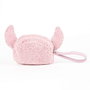 Cerdá - Porte-monnaie en cuir Borreguillo design Stitch Angel pour enfant (36 mois+) - Rose