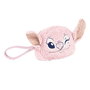 Cerdá - Porte-monnaie en cuir Borreguillo design Stitch Angel pour enfant (36 mois+) - Rose