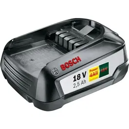 Bosch Batterie Lithium-Ion Power for All 18V 2.5 Ah - Pour outils électroportatifs et de jardin - Sans effet mémoire