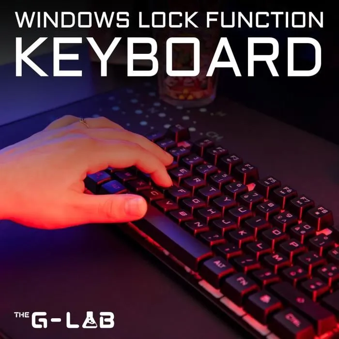 The G-Lab KEYZ-CAESIUM/FR Clavier Gaming RGB Membrane - Disposition FR - 12 raccourcis multimédias - 19 touches anti-ghosting The G-Lab KEYZ-CAESIUM/FR Clavier Gaming RGB Membrane - Disposition FR - 12 raccourcis multimédias - 19 touches anti-ghosting