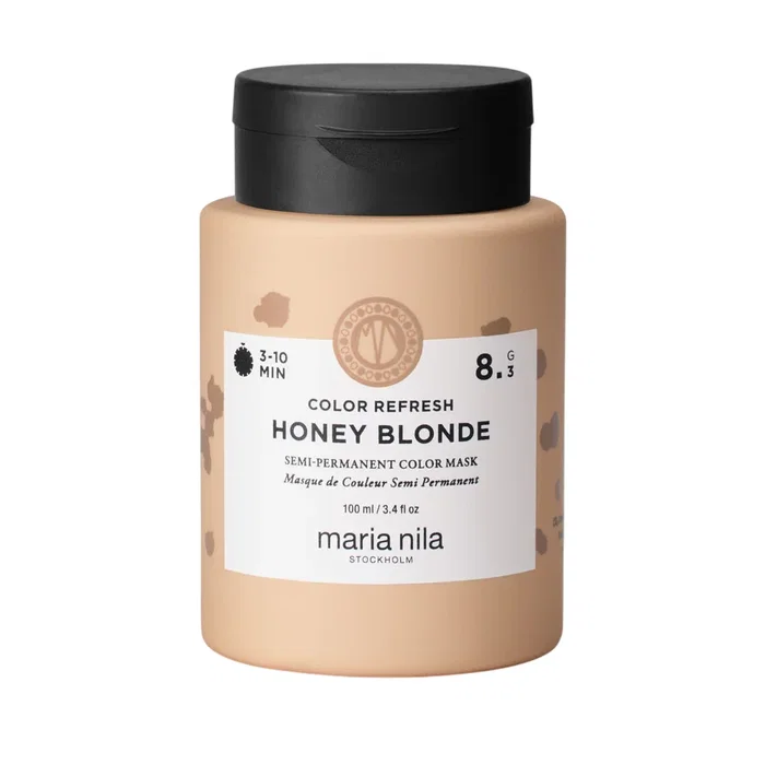 Maria Nila Colour Refresh Masque crème colorant 8.3 Honey Blonde 100 ml Maria Nila Colour Refresh Masque crème colorant 8.3 Honey Blonde 100 ml